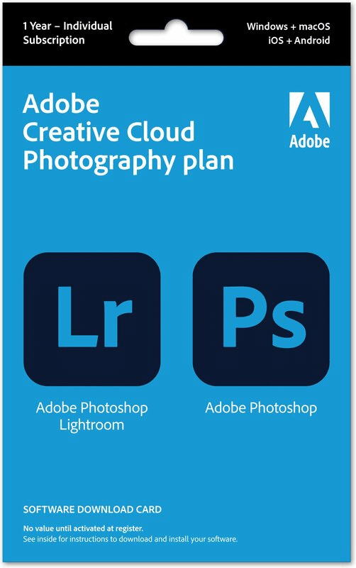 Adobe Photography Plan на 12 месяцев